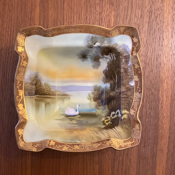 Vintage Hand Painted Nippon Nut/Candy Dish - Picture 1 of 3